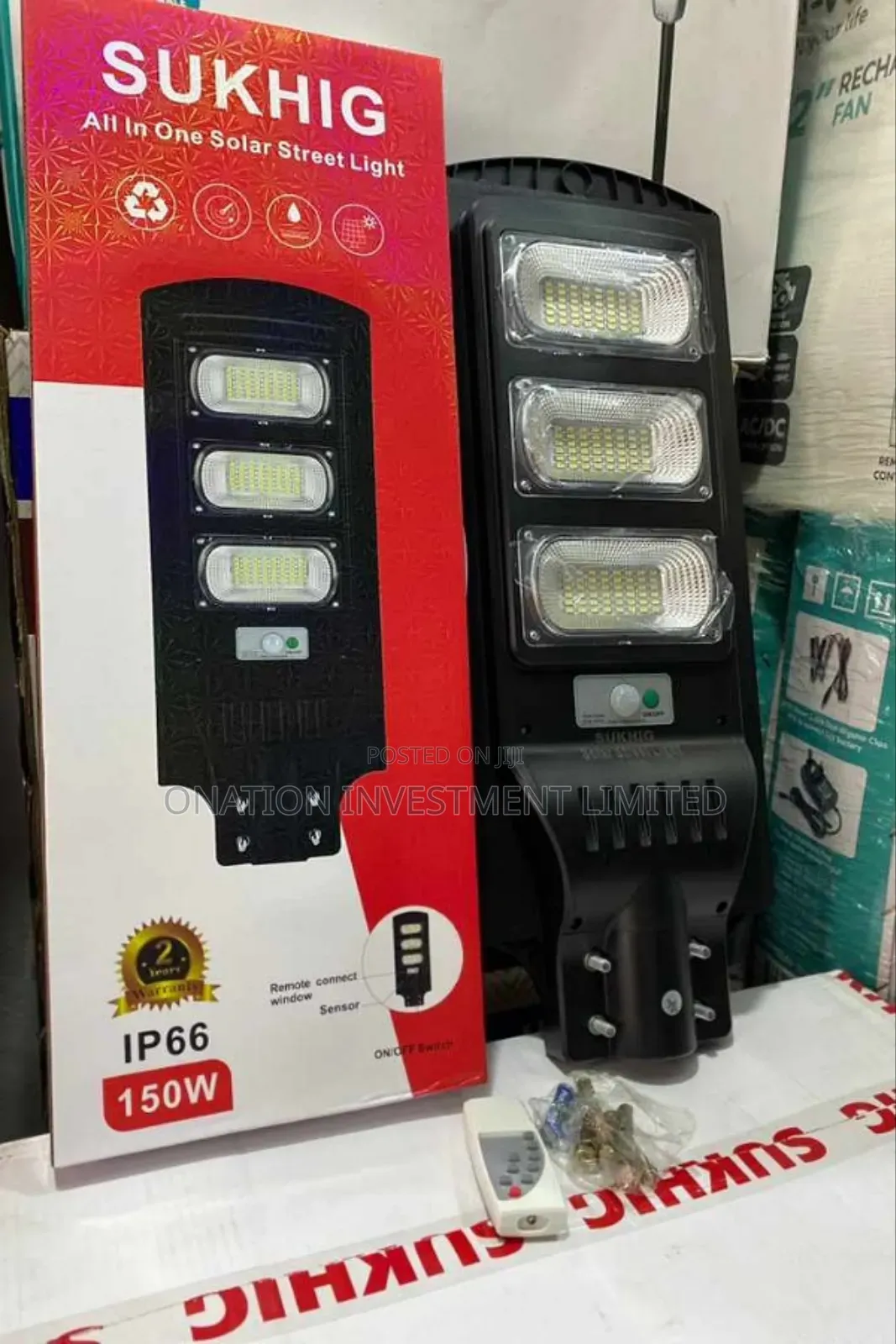 150W SUKHIG Solar Street Lights