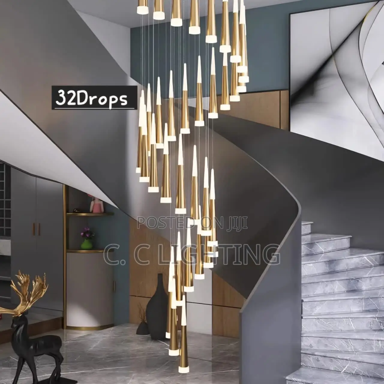 Dropping Led Staircase Light