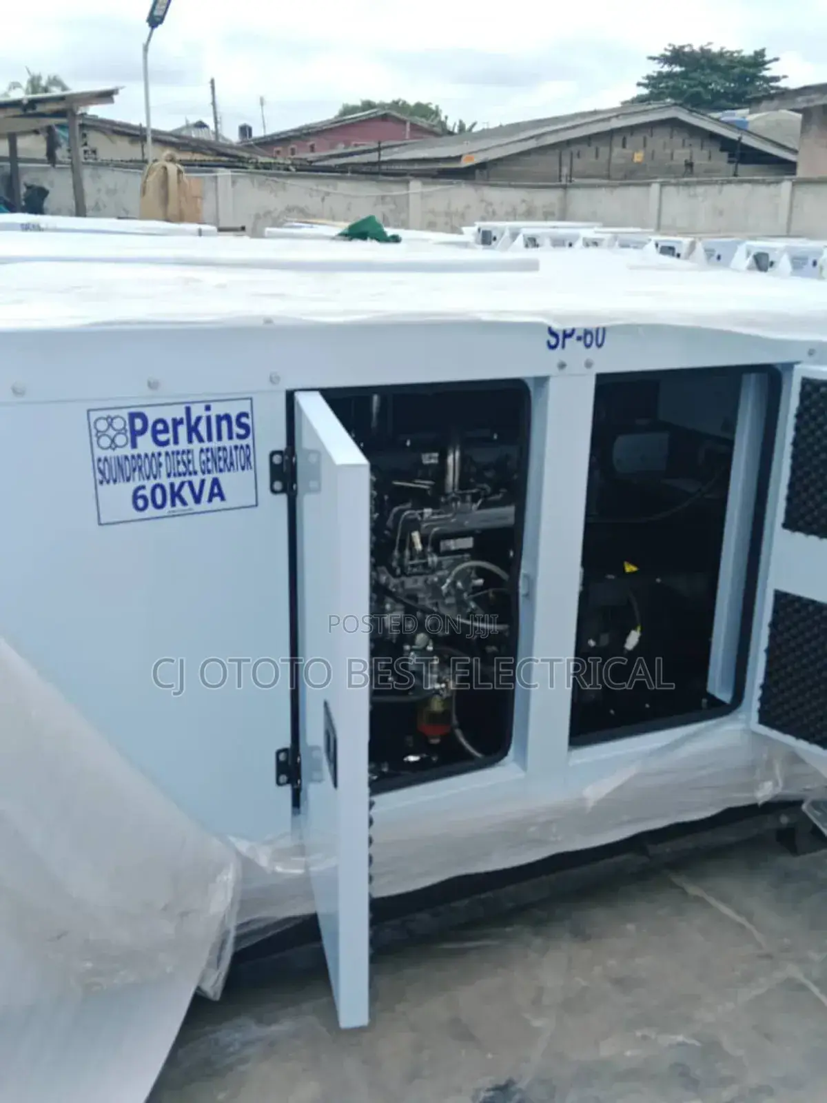 Brand New 60kva Perkins Generator Soundproof 100% Copper
