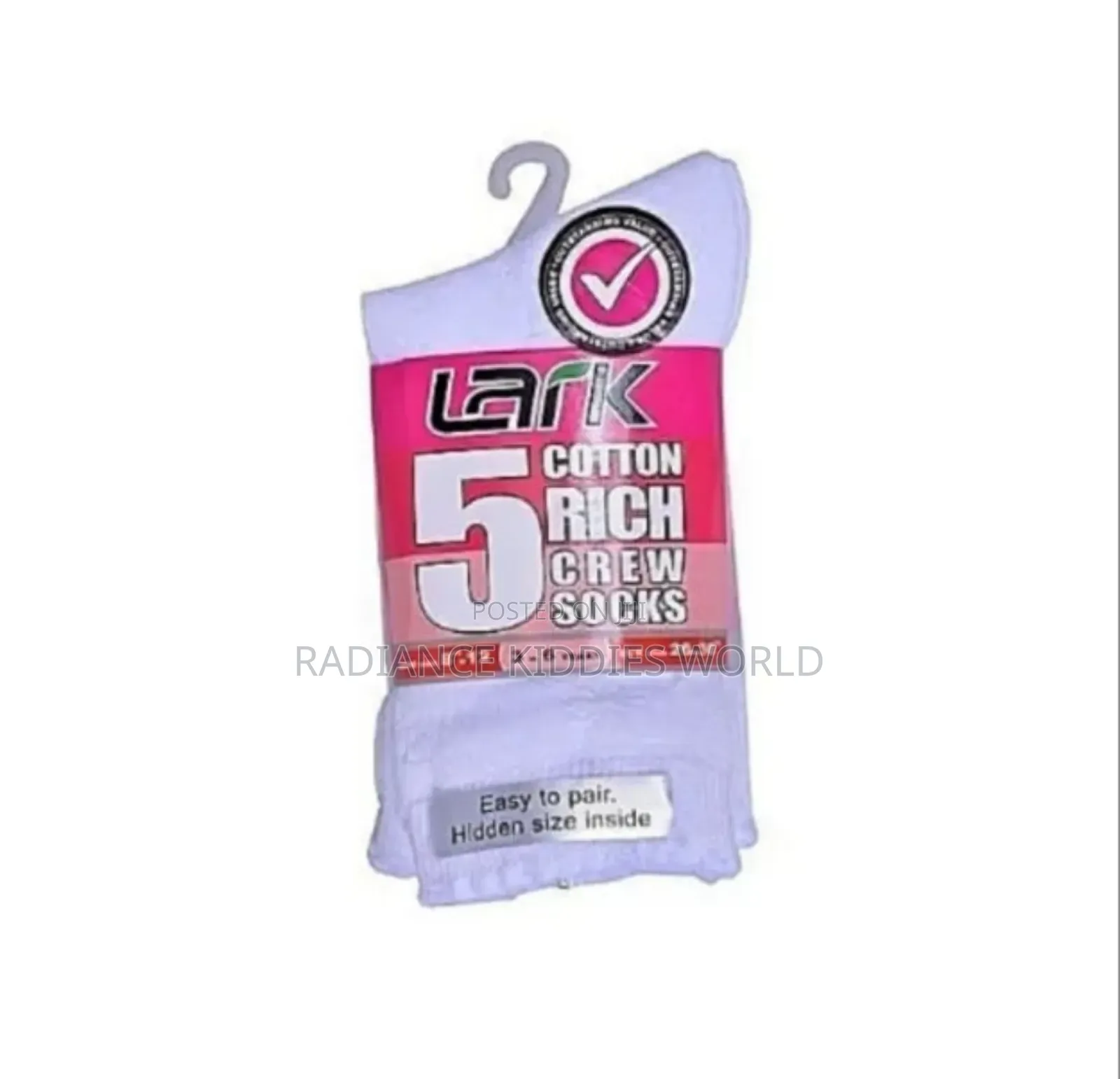 Quality School Socks, Lark Socks 5-Piece