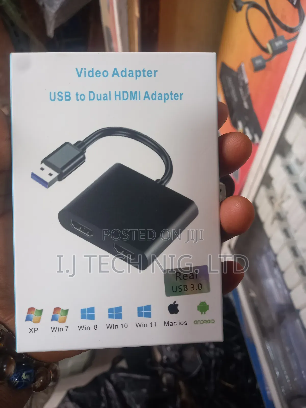 Usb to Dual Hdmi Adapter.