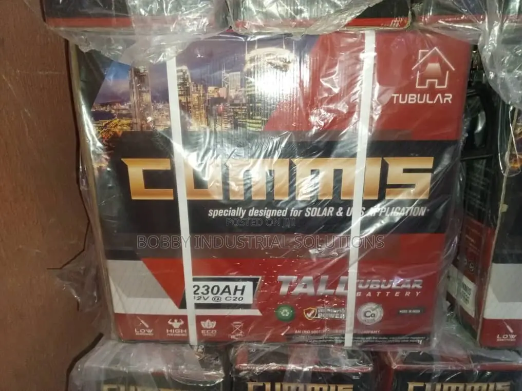 Cummis Solar Battery 230ah Tall Tubular