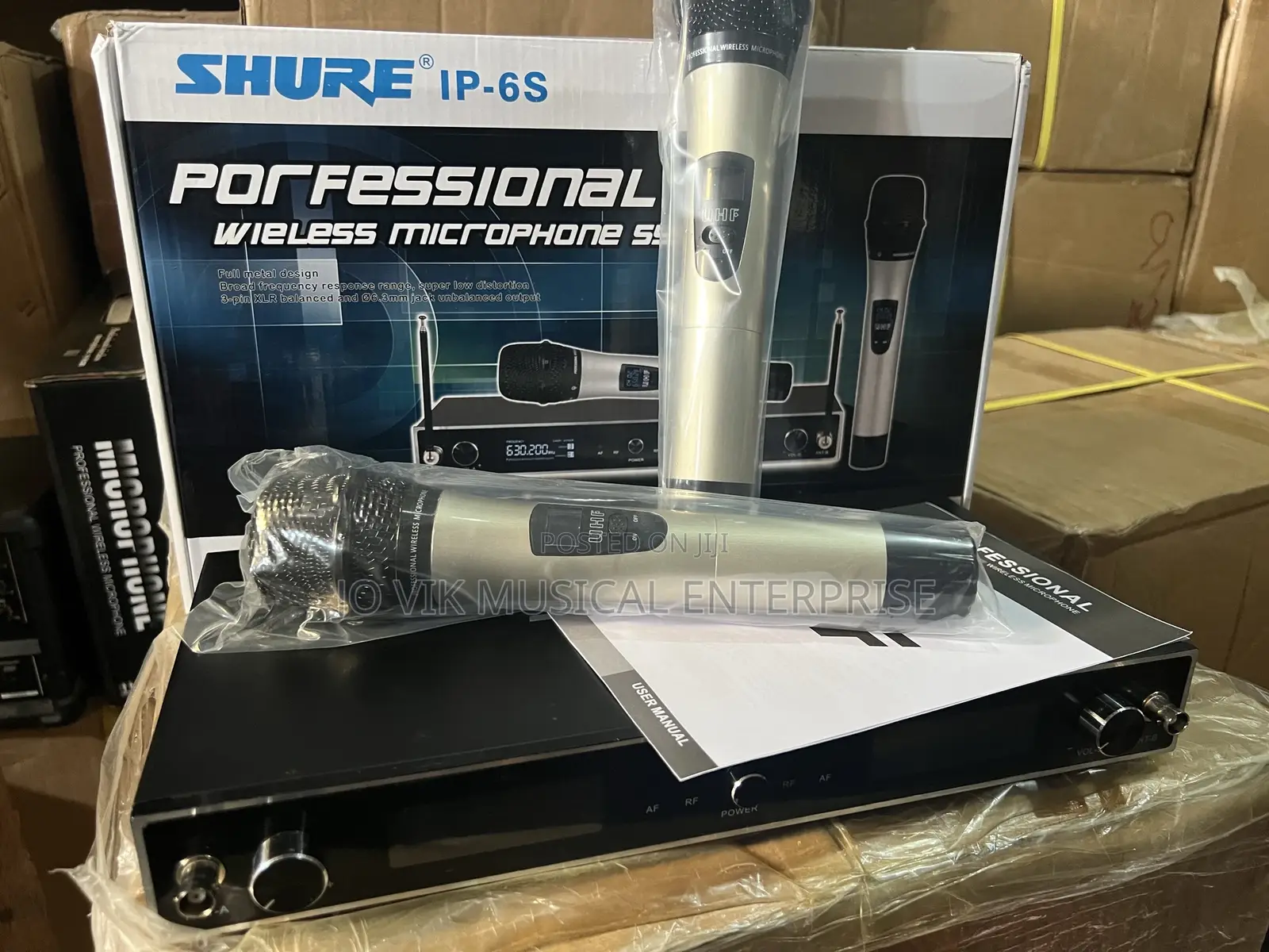 Shure Ip-6s Professional Wireless Microphone