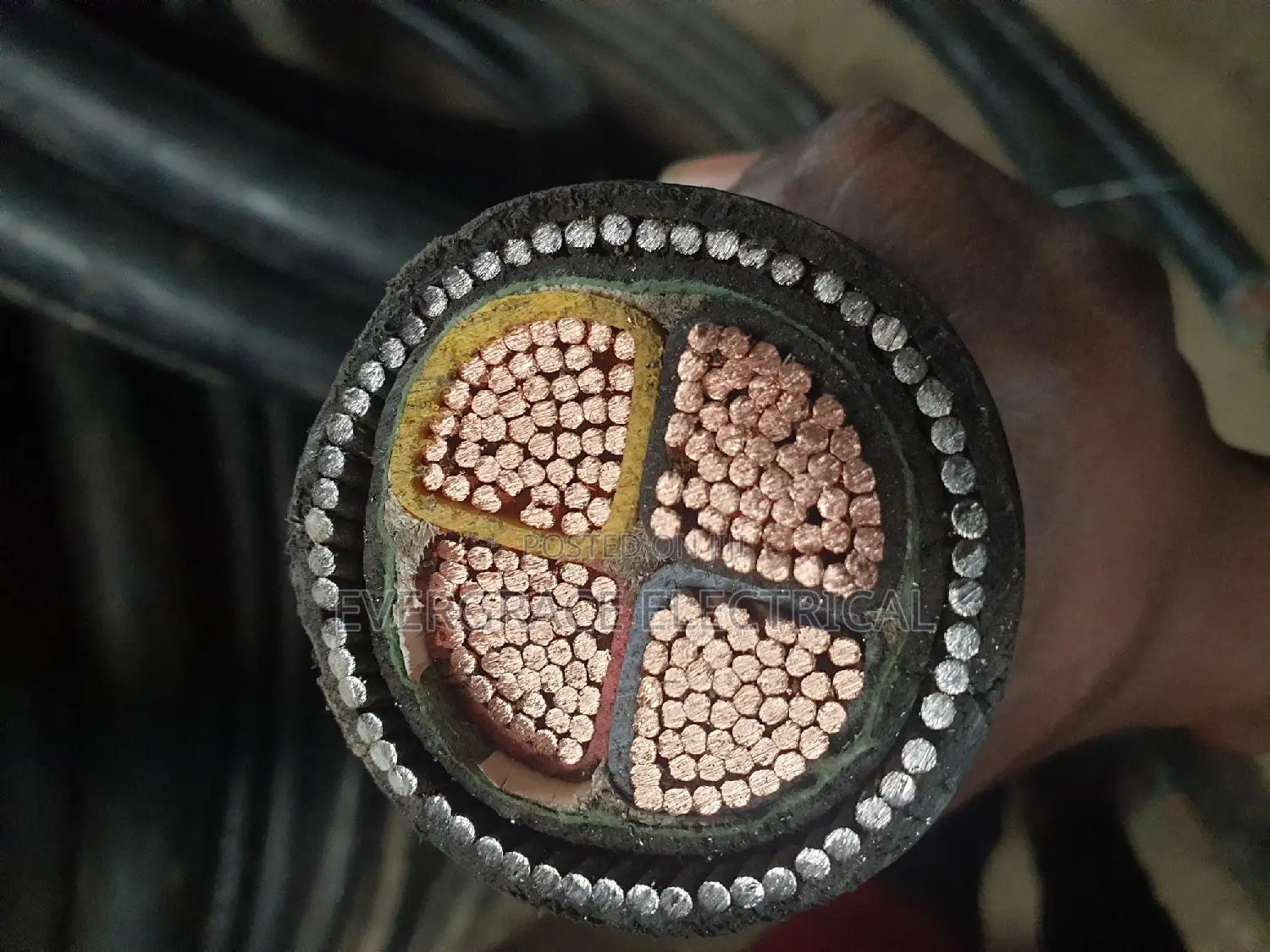 240mm 4core Amoured Turkey Cable Pure Copper