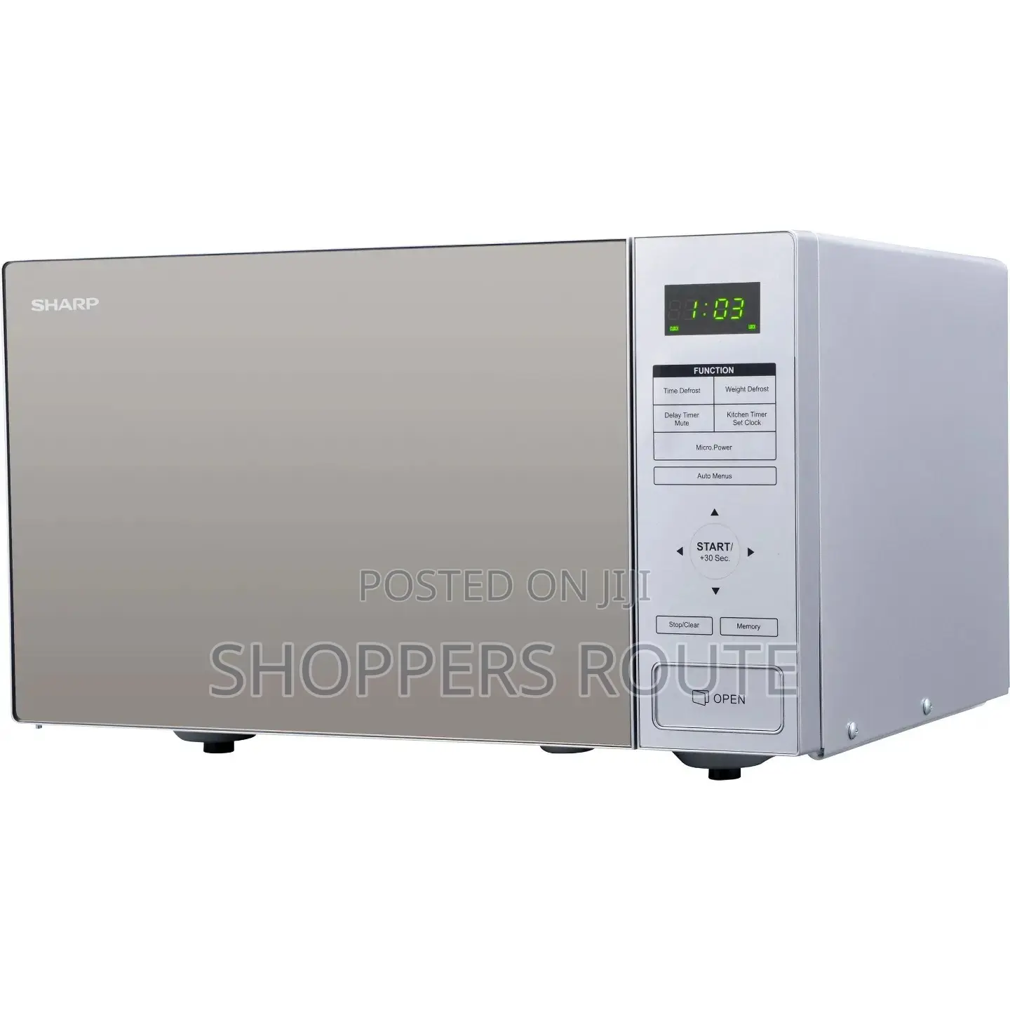 Sharp RBS232TM 23 Litre Microwave - Mirror Glass / Grey