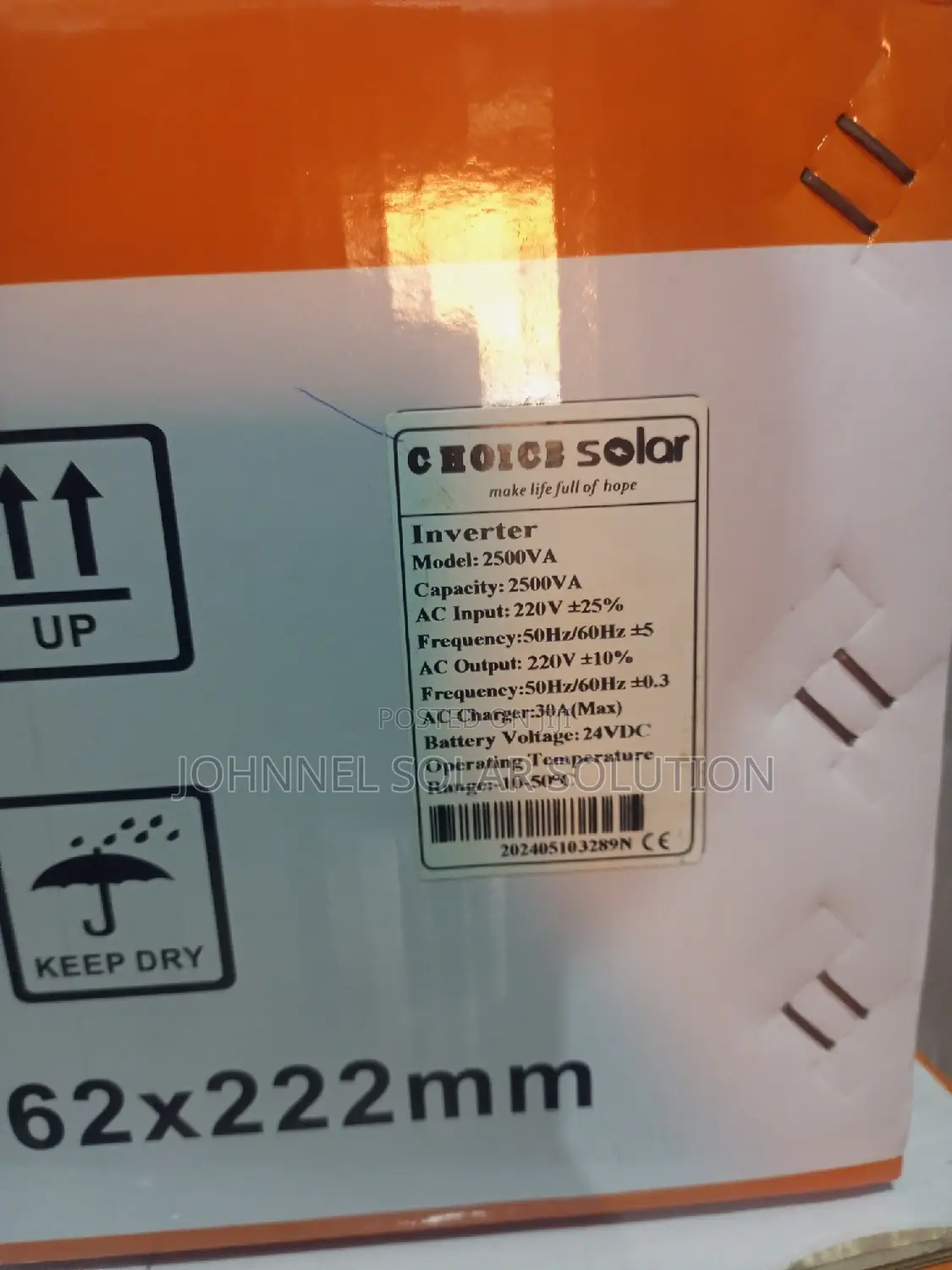 2.5kva 24v Choice Solar Non-Hybrid