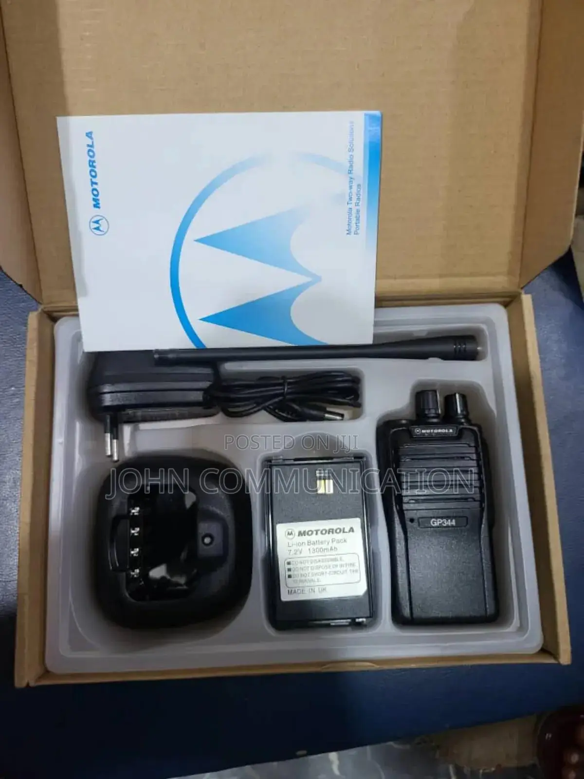 Motorola Gp344 VHF Walkie Talkie Radio