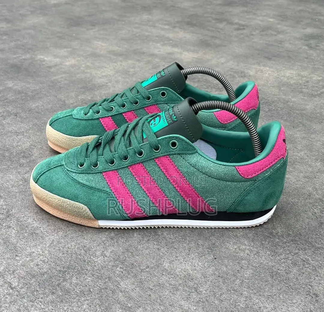 Adidas Liam Gallagher Pink Stripes Sneakers