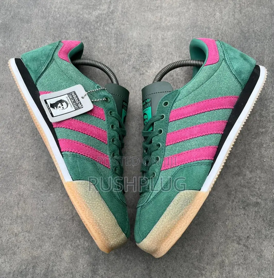Adidas Liam Gallagher Pink Stripes Sneakers