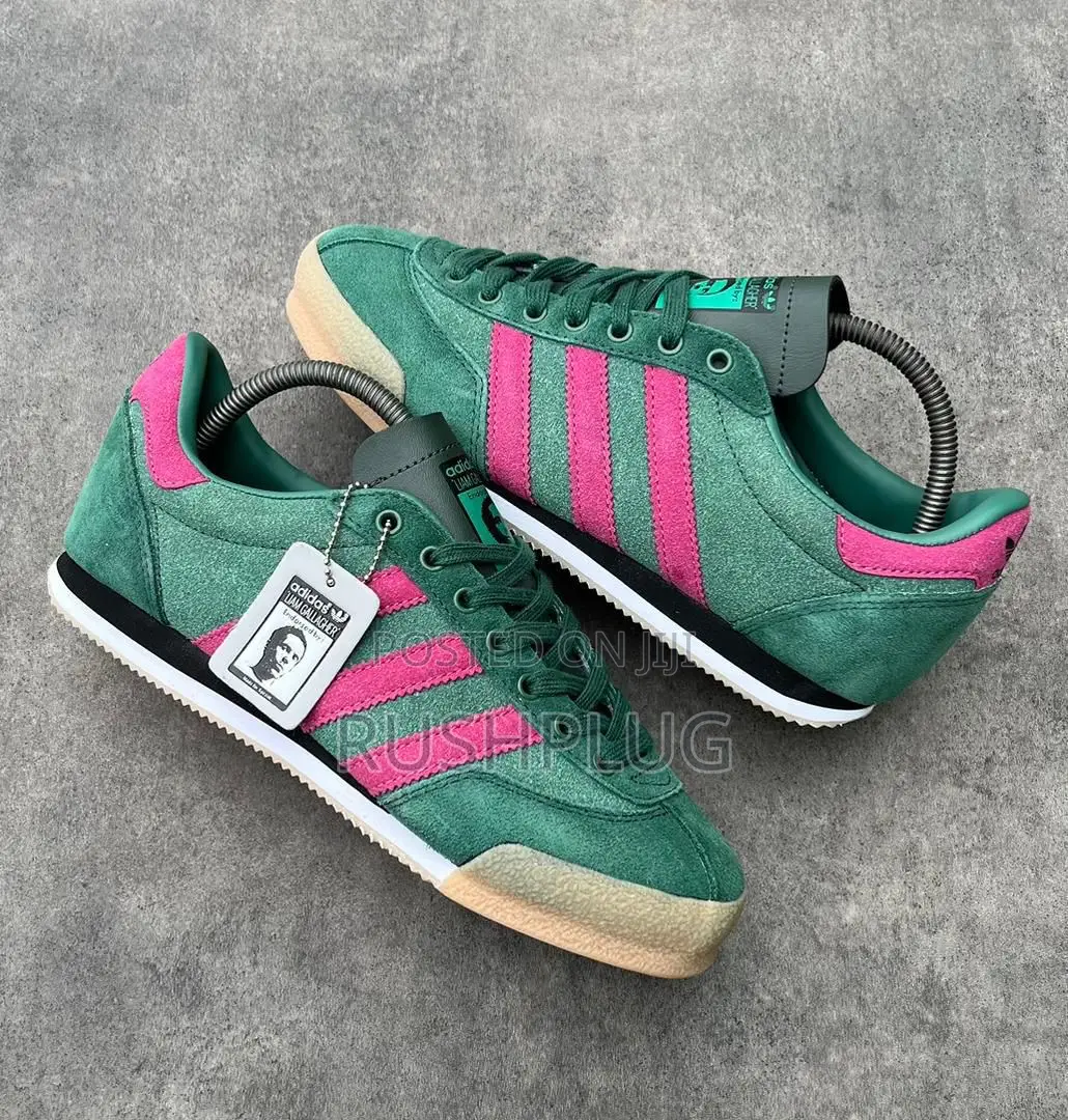Adidas Liam Gallagher Pink Stripes Sneakers
