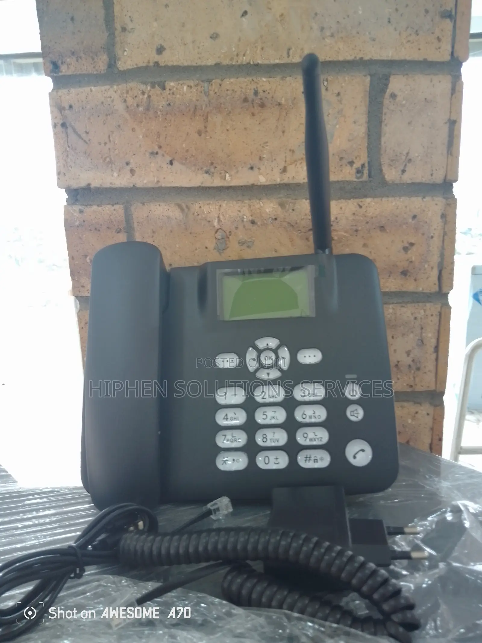 Wireless Desk Phone With Dual GSM 2g/3g SIM Card Slots