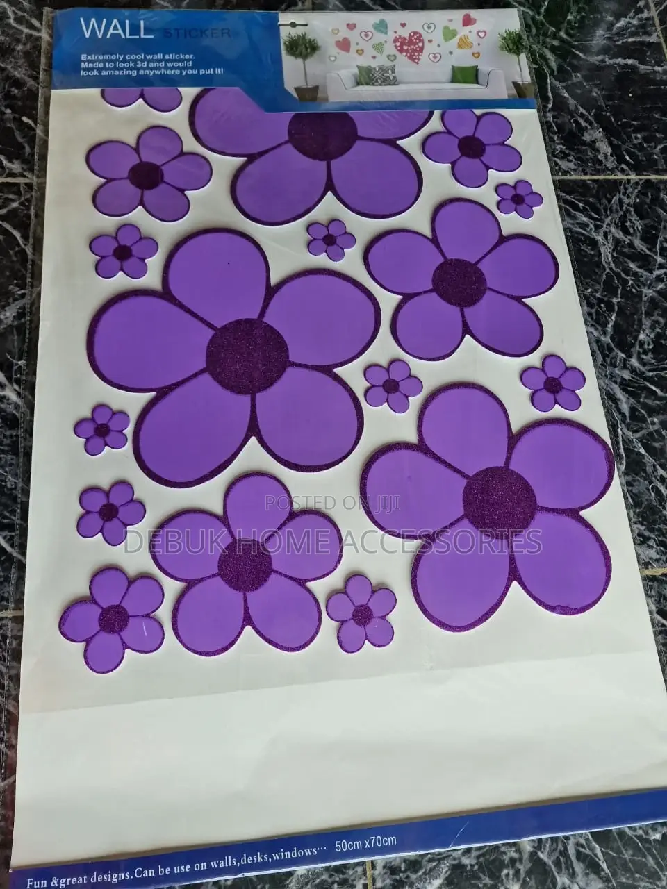 Purple Wall Stickers (50/70cm)