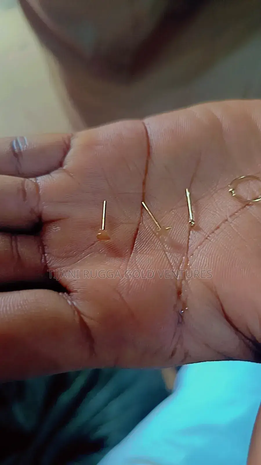 Pure Gold 750 Italy 18karat Nose Ring