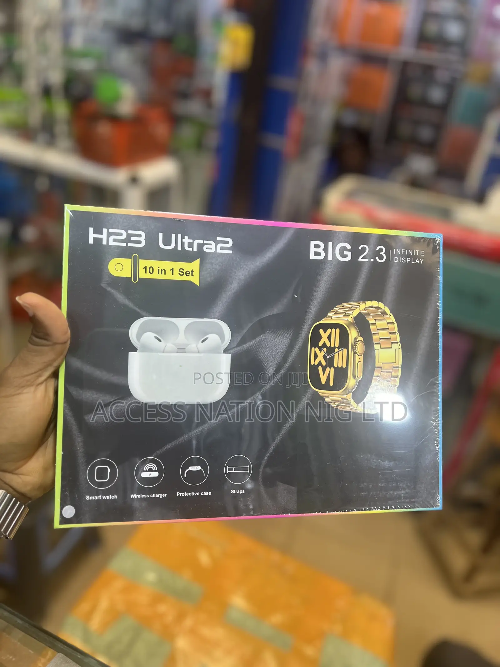 H23 Ultra 2 Smart Watch With 7straps And Airpod Bluetoothcal