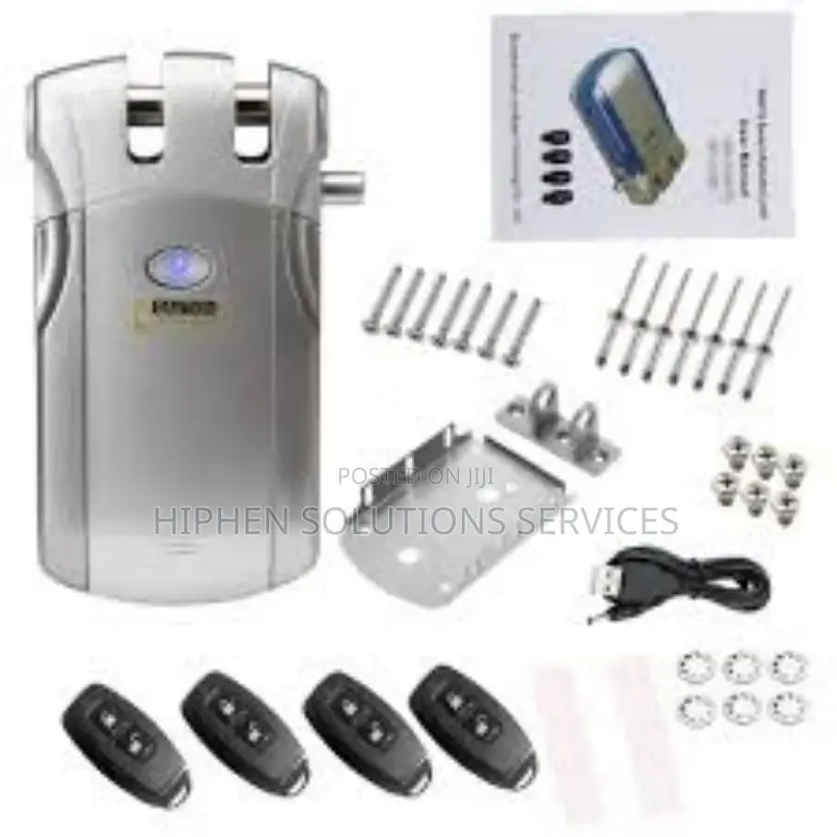 Security Anti-theft Lock With Fingerprint Keypad