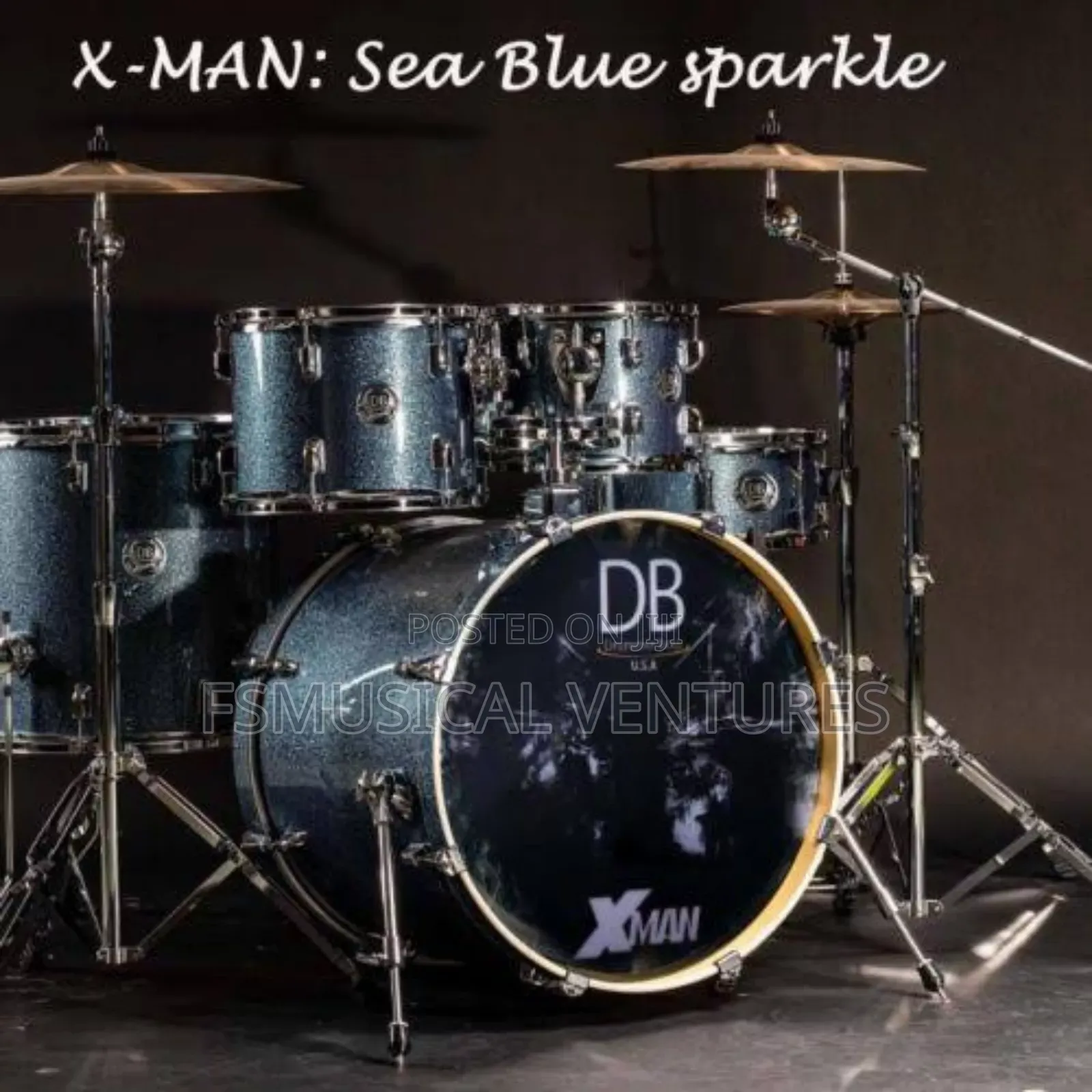 Drummer Boss Db Xman 5 Set Drum With Complete Drum Kits