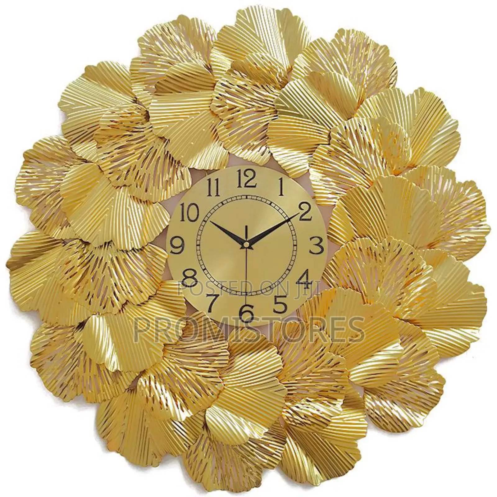 3D Design Ginkgo Leaf Wall Clock