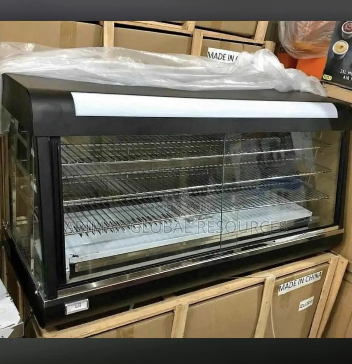 4feet Black Snacks Warmer/Quality Display Warmer