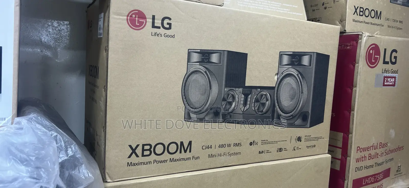 Lg Xboom Cj44 480w Maximum Power Maximum Fun