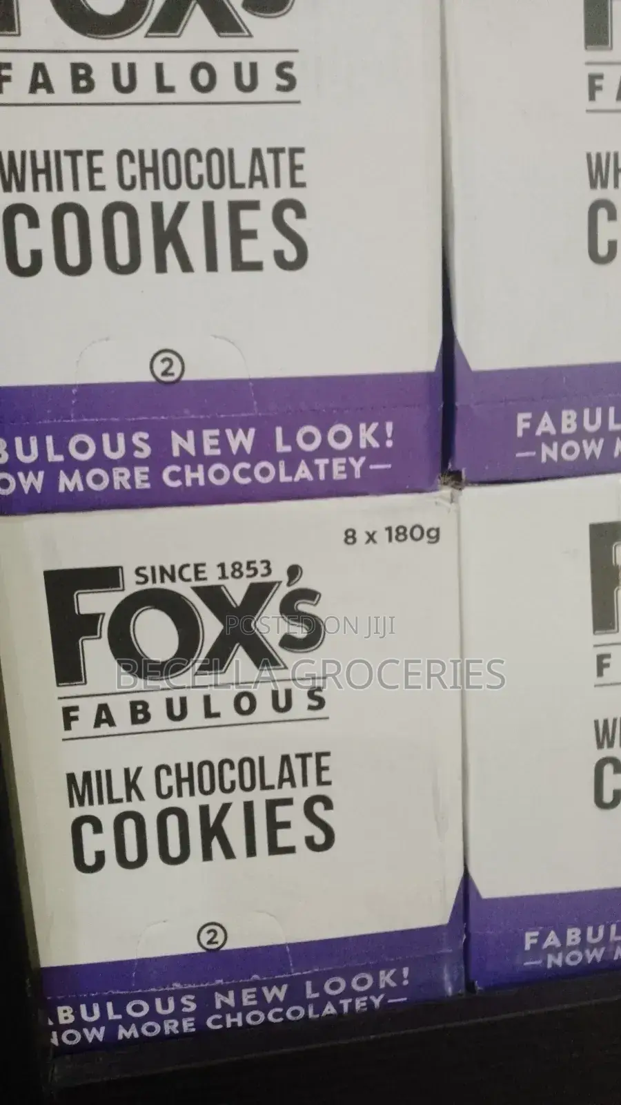 Fox's Cookies 8×180g
