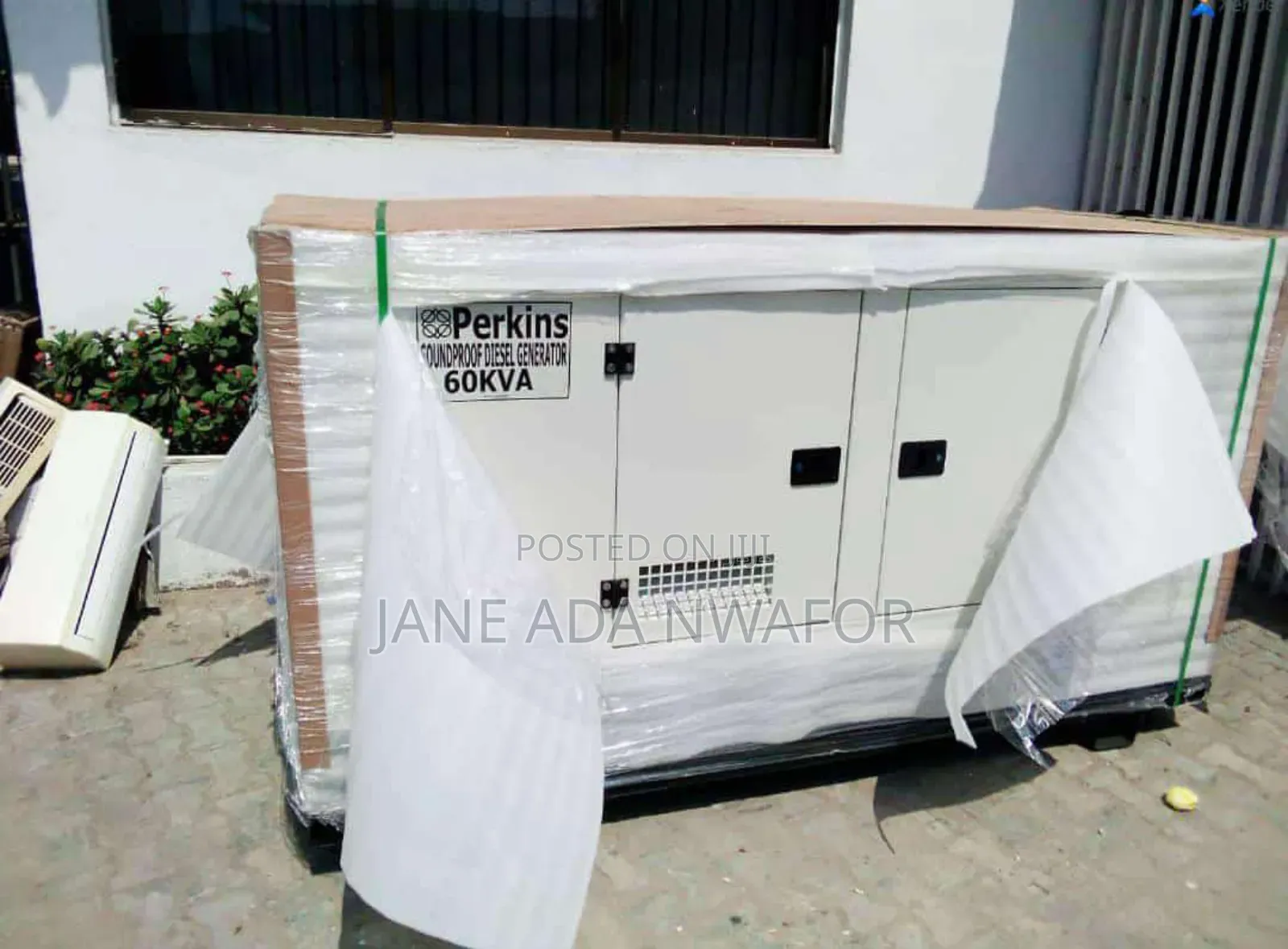 100% Copper Coil 60kva Sound Proof Diesel Generator