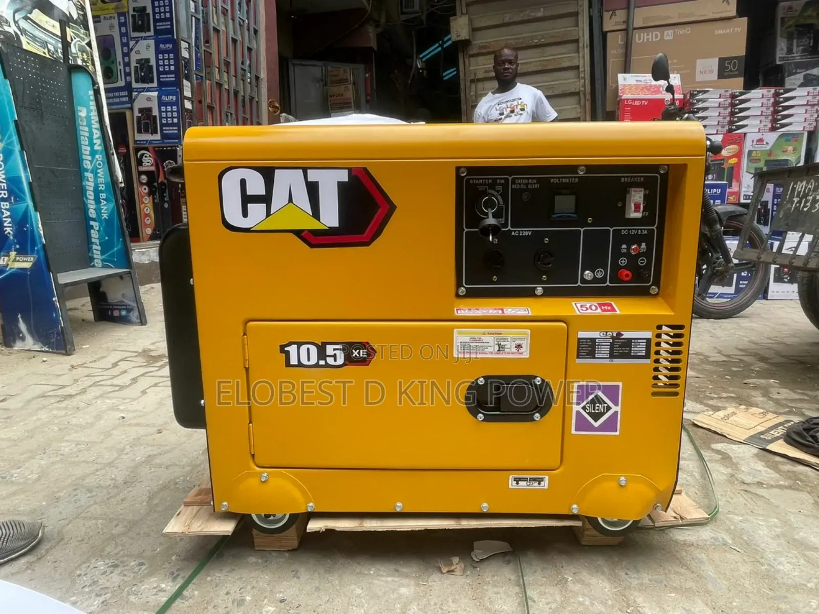 12kva Cat Diesel Soundproof Generator 100% Pure Copper Coil