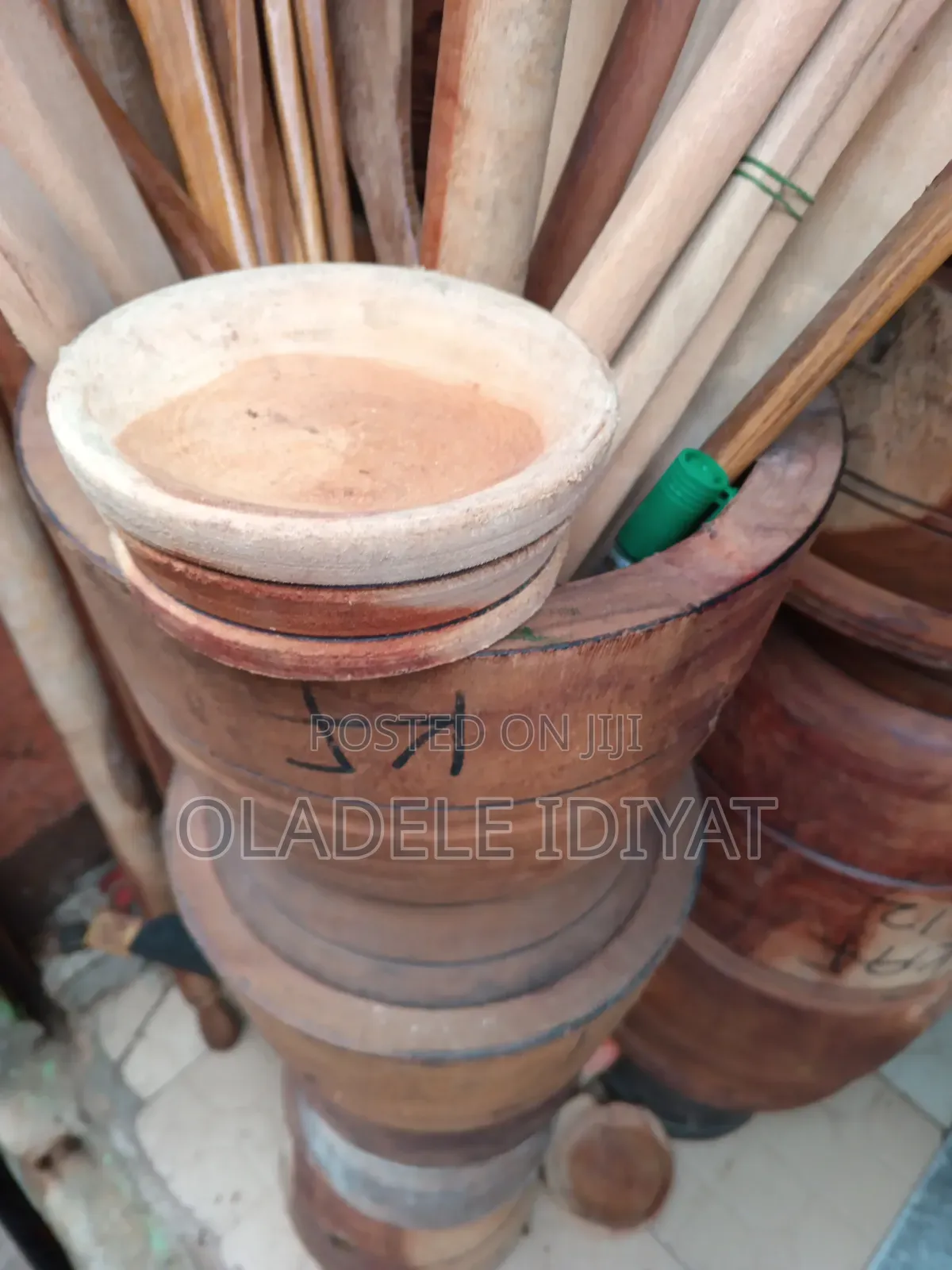 Nkwobi Wooden Plate