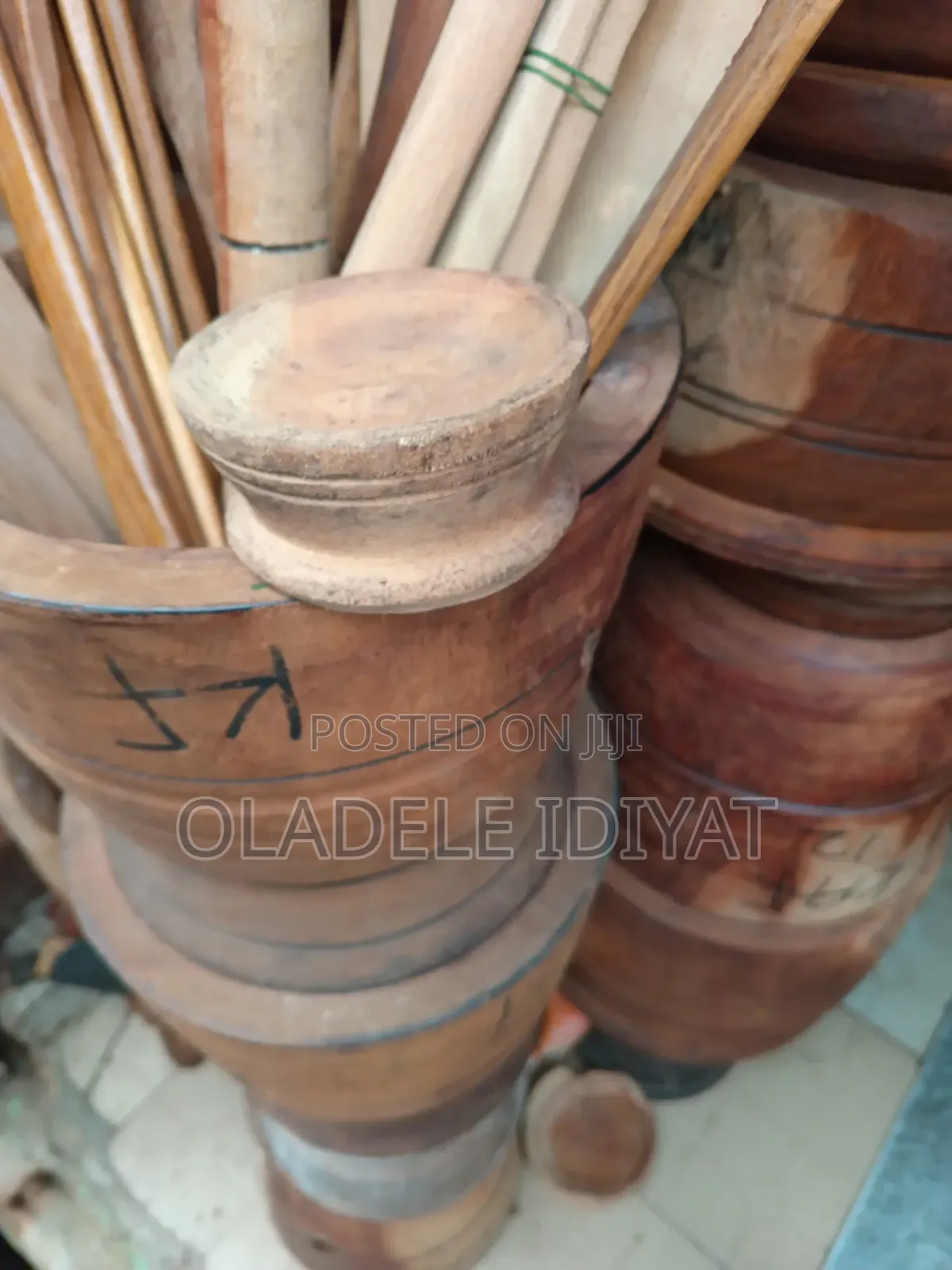 Nkwobi Wooden Plate