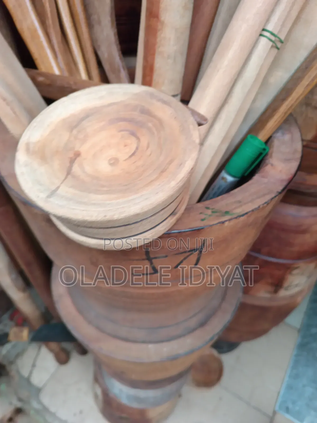 Nkwobi Wooden Plate
