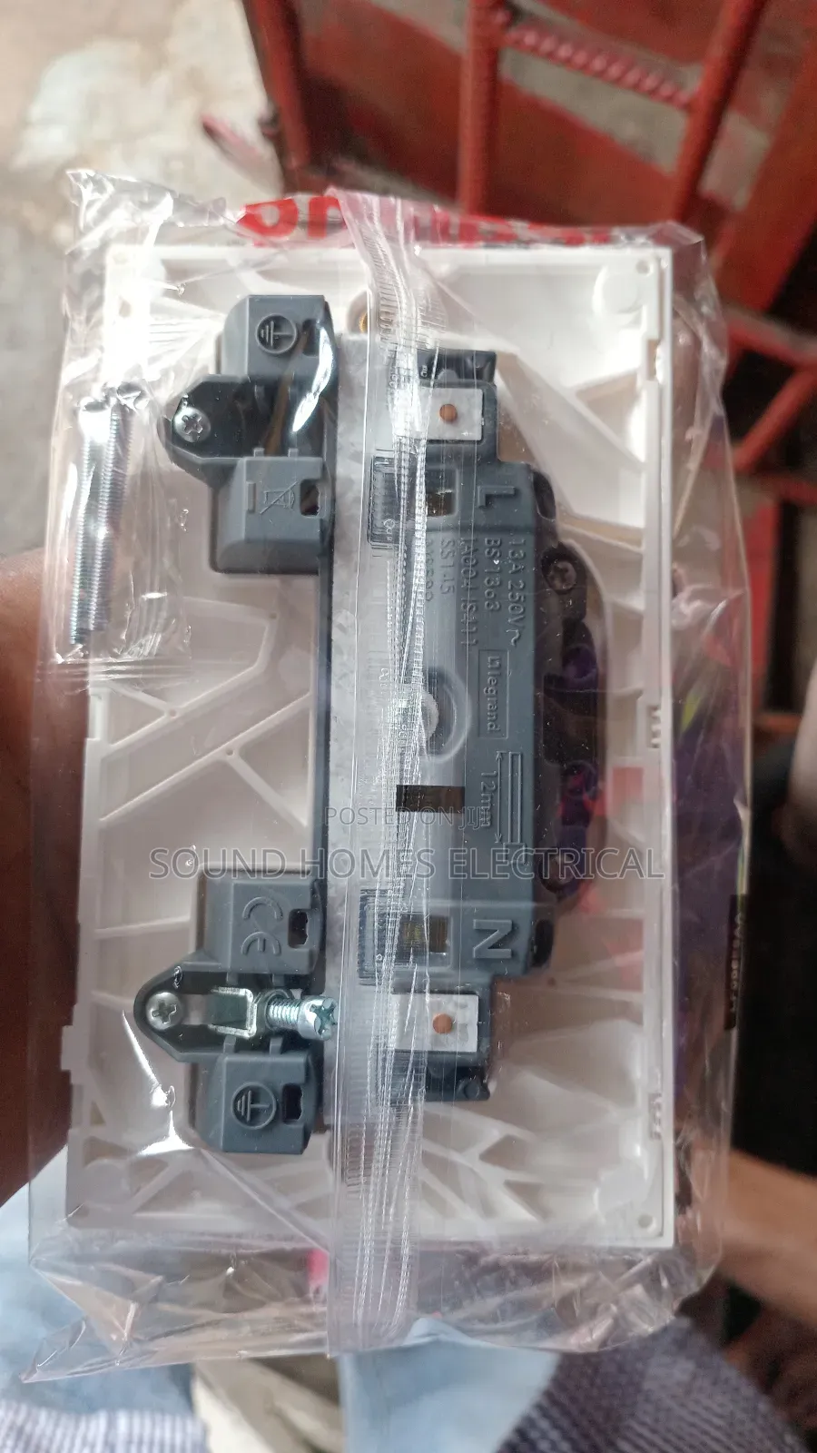 Original 13amps Legrand Double Socket