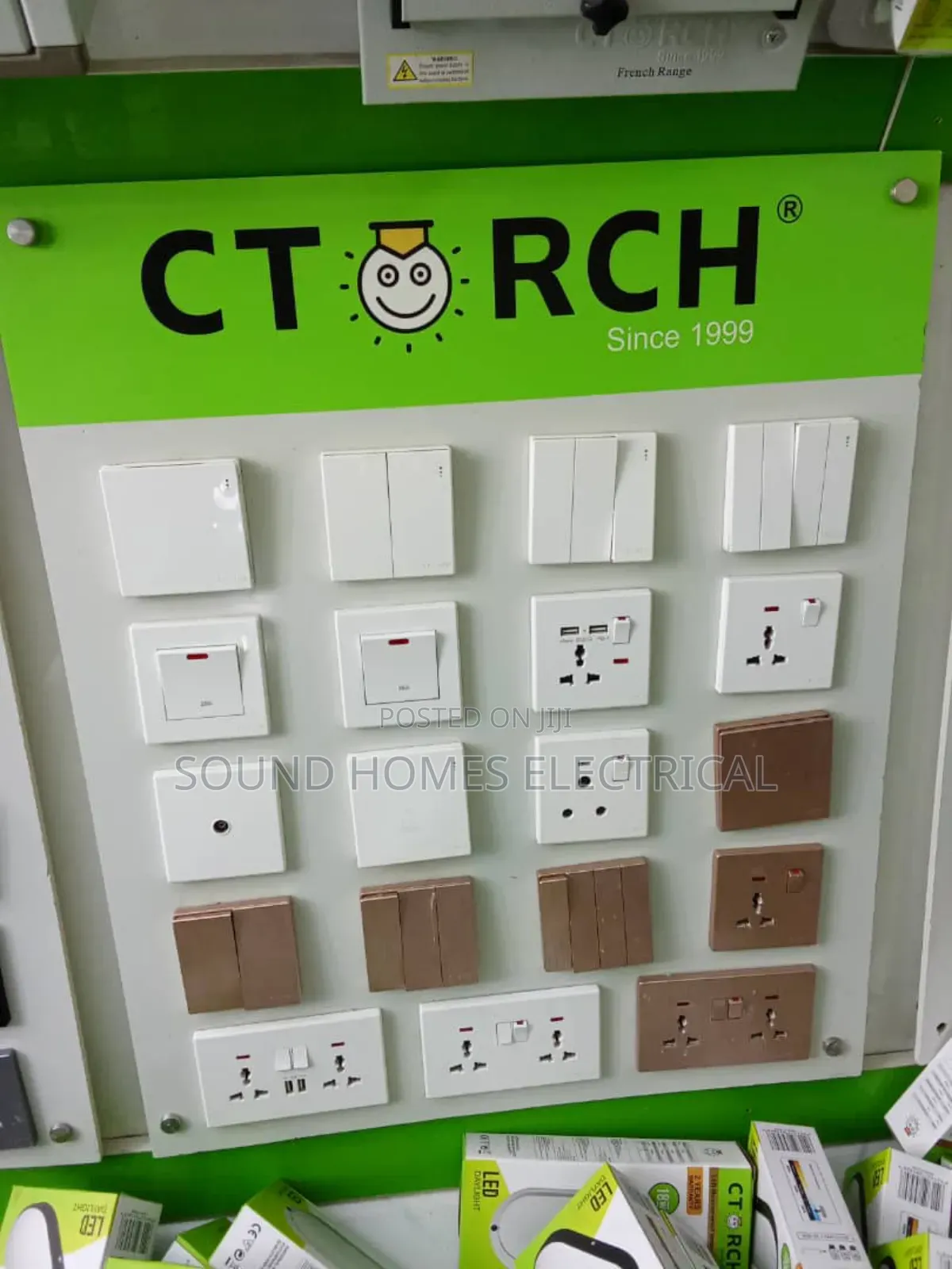 Original Ctorch White Switches and Sockets