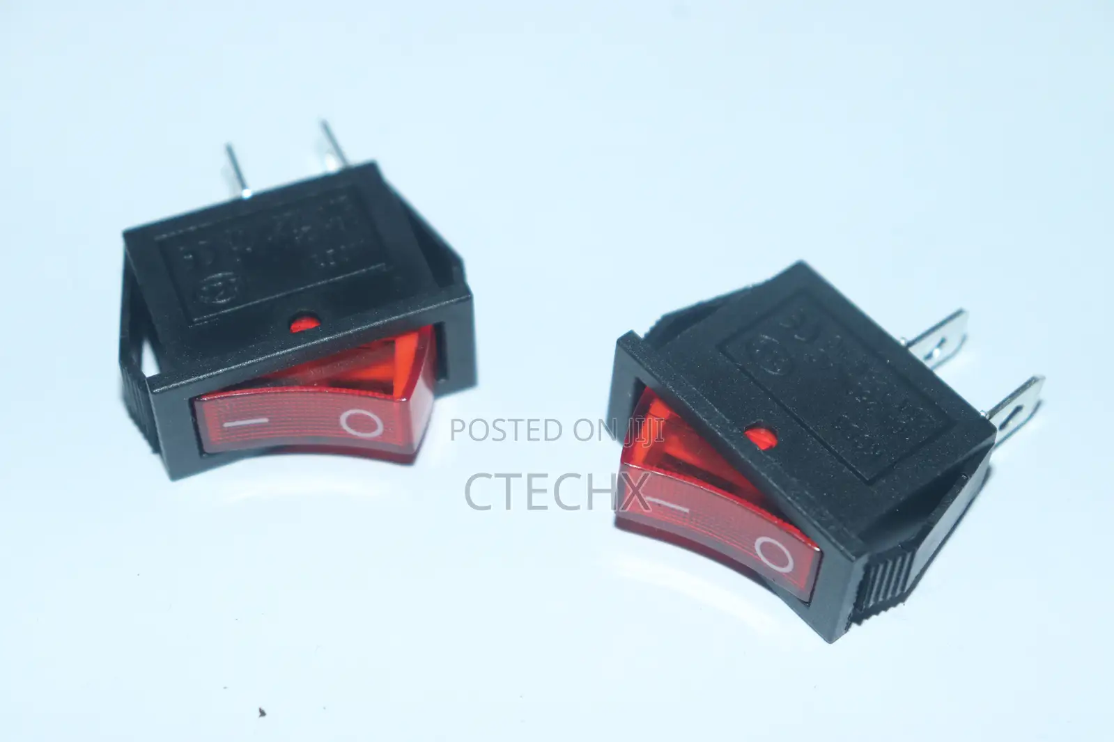 Red Toggle Switch for Boat Marine 2pins ON/OFF AC 250v/16a