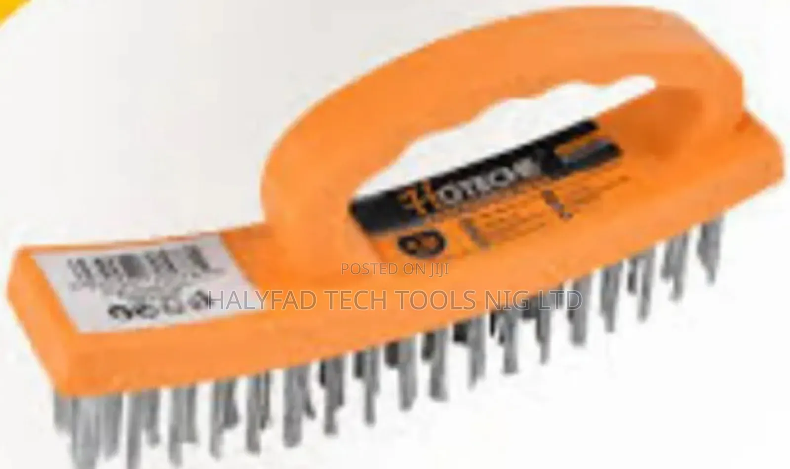 D Handle Wire Brush Straight Steel Wire Plastic Handle4 X 18