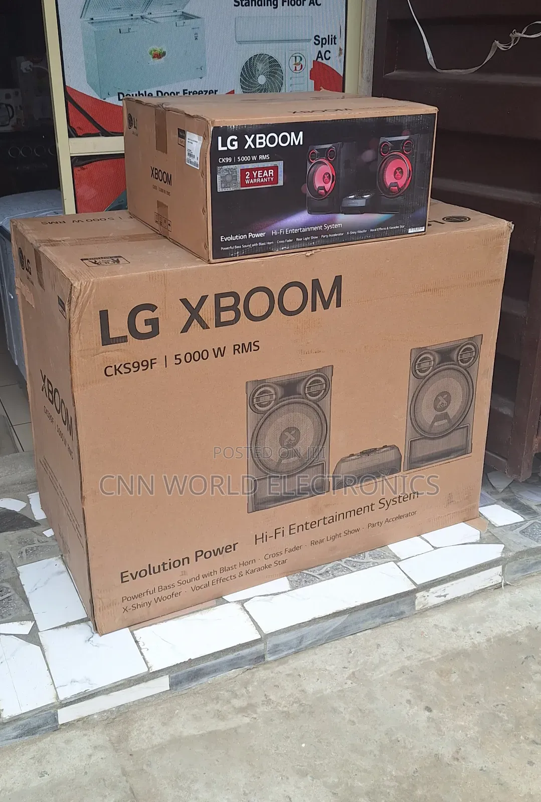 New Lg Xboom (5000w) Bluetooth Heavy Duty Powerful Sound