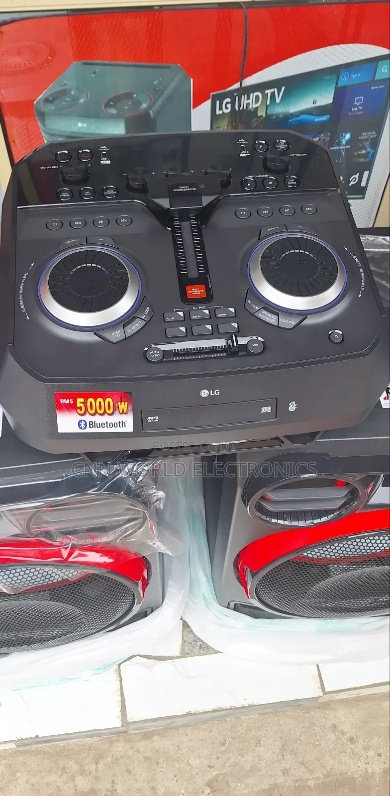 2024made>Lg Xboom Powerful Sound (5000w) Heavy Bass Warranty