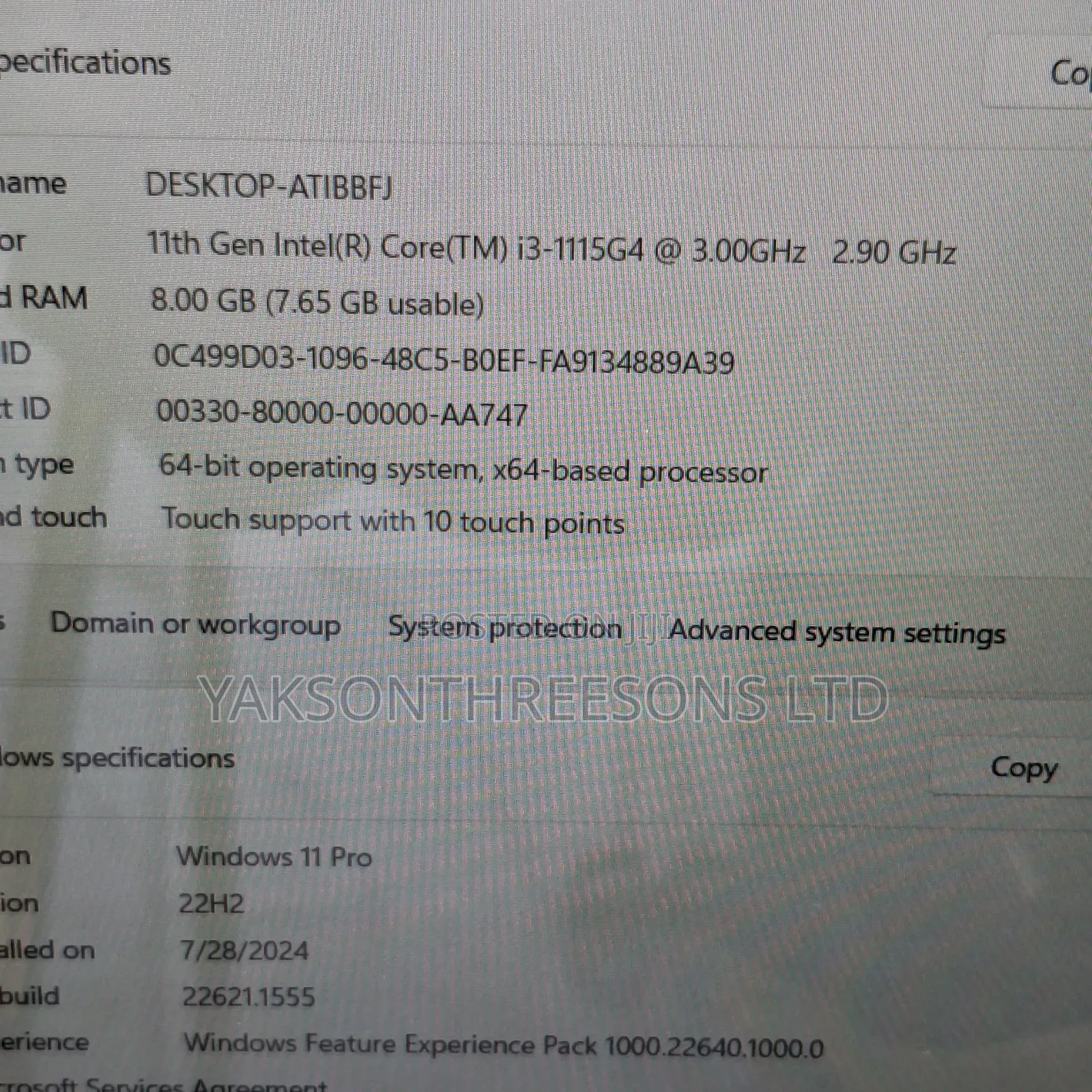 Laptop HP 15 8GB Intel Core i3 SSD 256GB