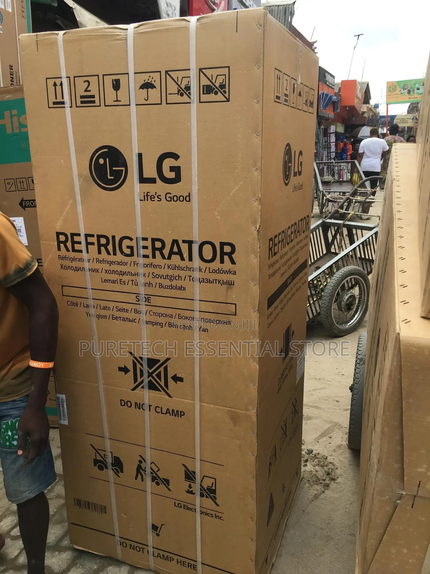 New LG Double Door Refrigerator C502HLCL