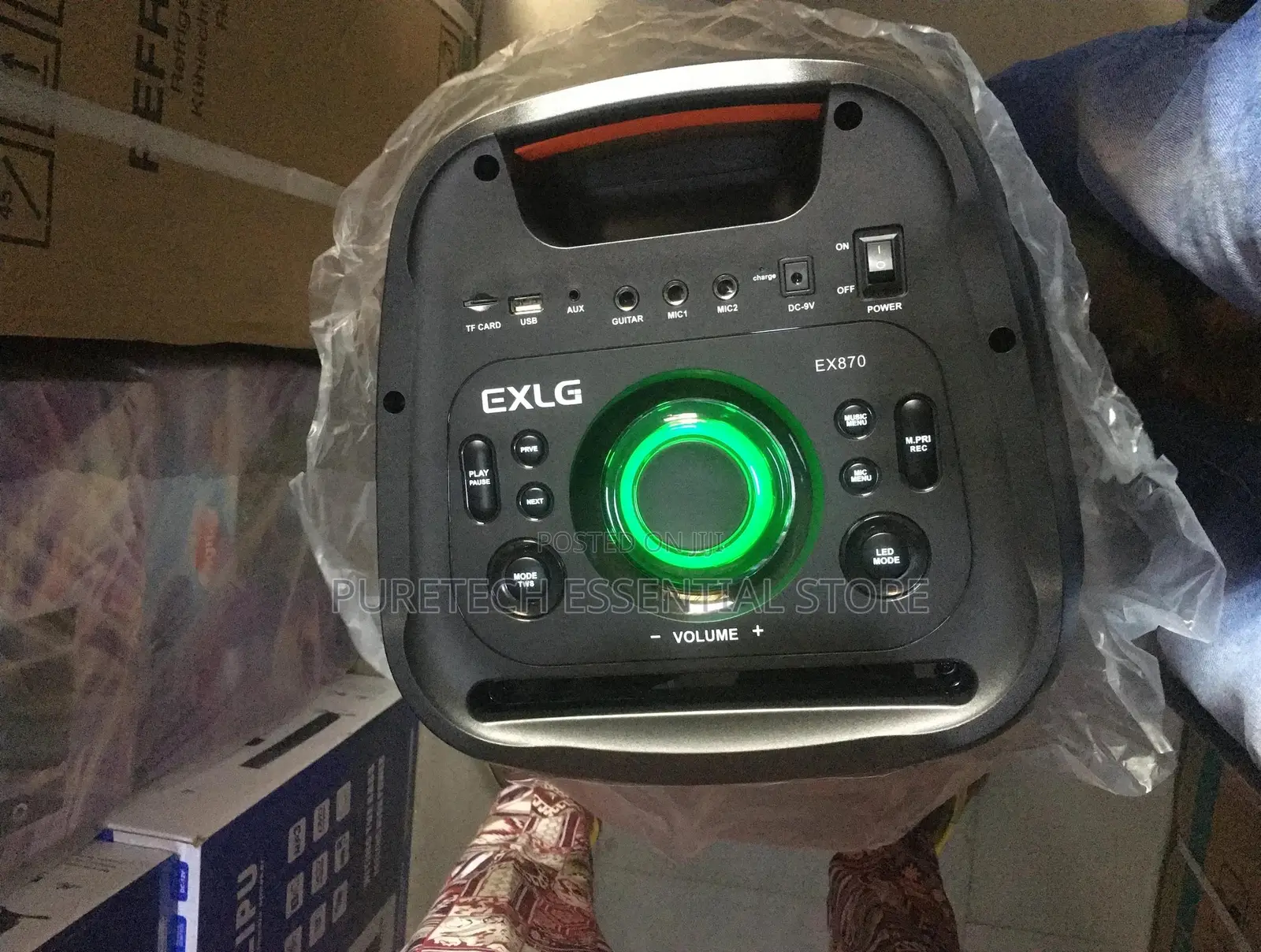 Exlg Party and Public Addressable Speaker With Mic 6000watt