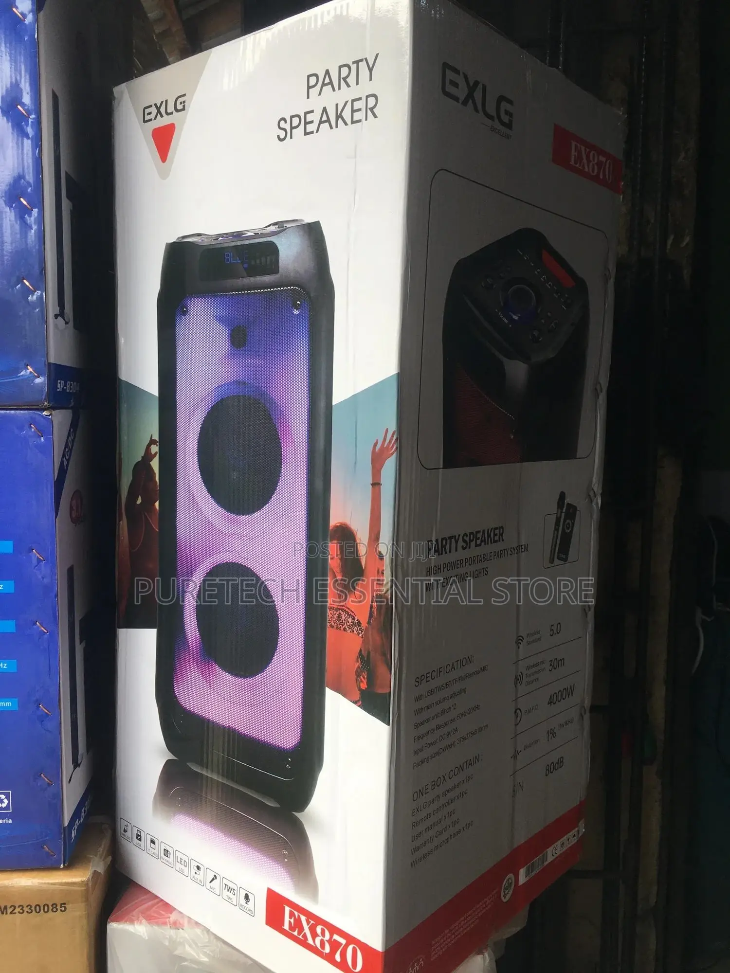Exlg Party and Public Addressable Speaker With Mic 6000watt