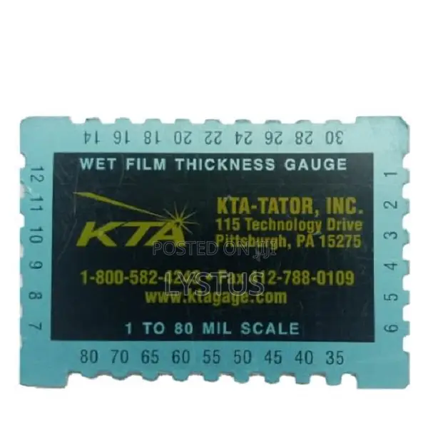 Aluminium Wet Film Thickness Gauge From KTA
