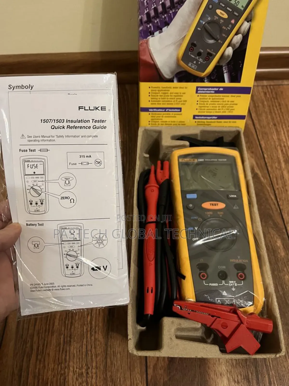 Fluke 1507 and 1503 Insulation Resistance Testers