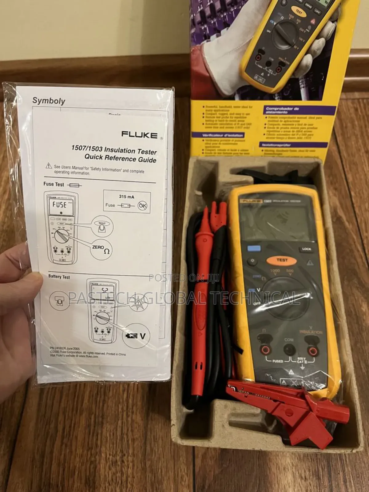 Fluke 1507 and 1503 Insulation Resistance Testers