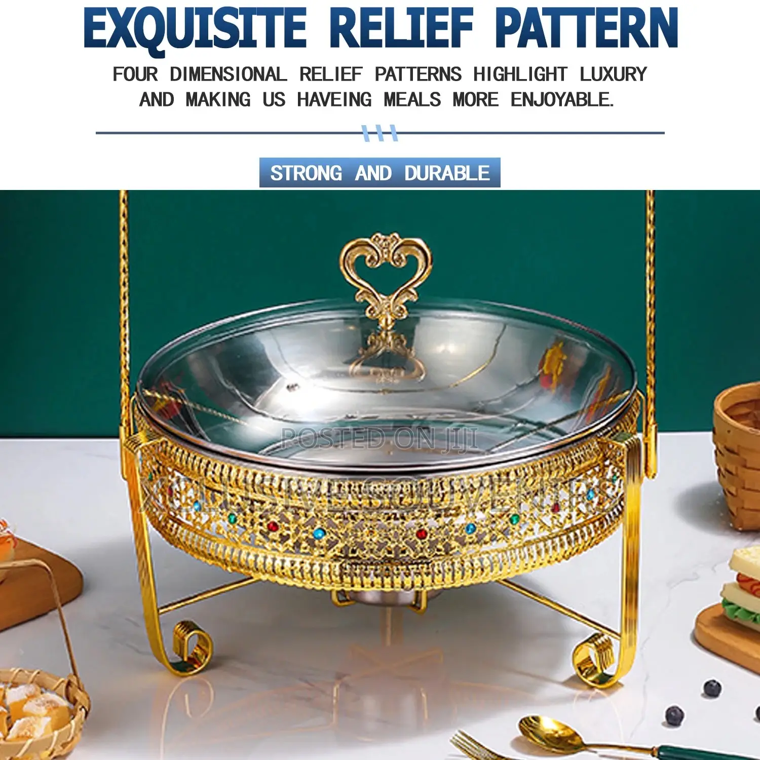 Luxury Restaurant Buffet Set Stainless Steel Chaffing Dishes