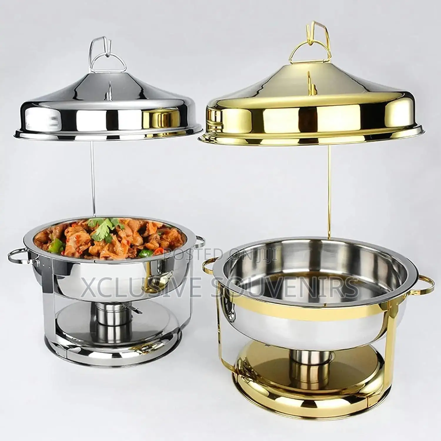 Hotel Buffet Stainless Steel Gold Chafing Dish
