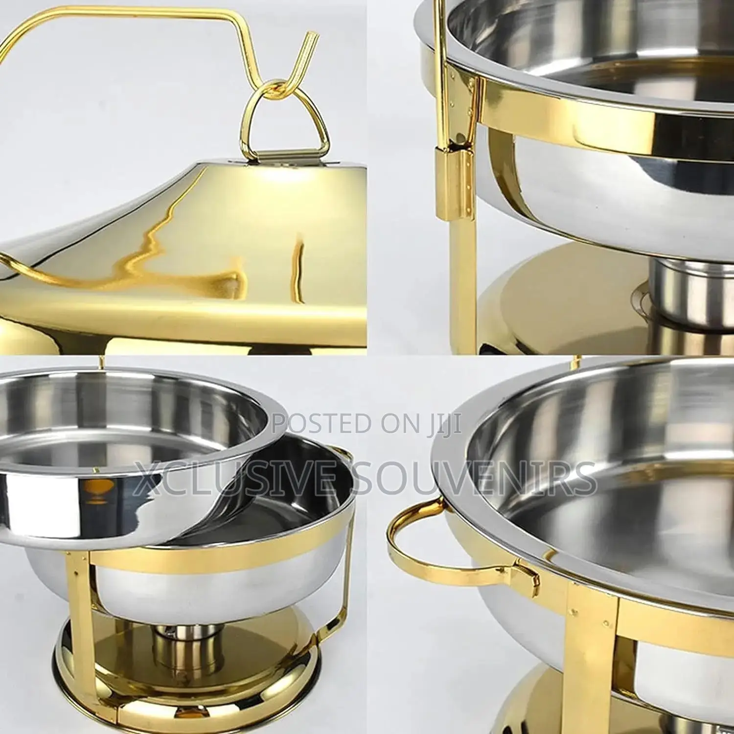 Hotel Buffet Stainless Steel Gold Chafing Dish