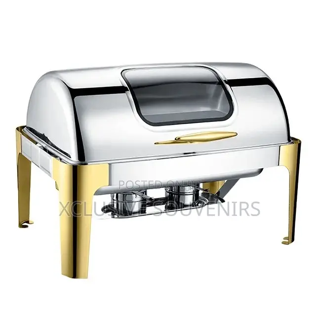 Stainless Steel Hydraulic Chef Chafing Dish Buffet Set