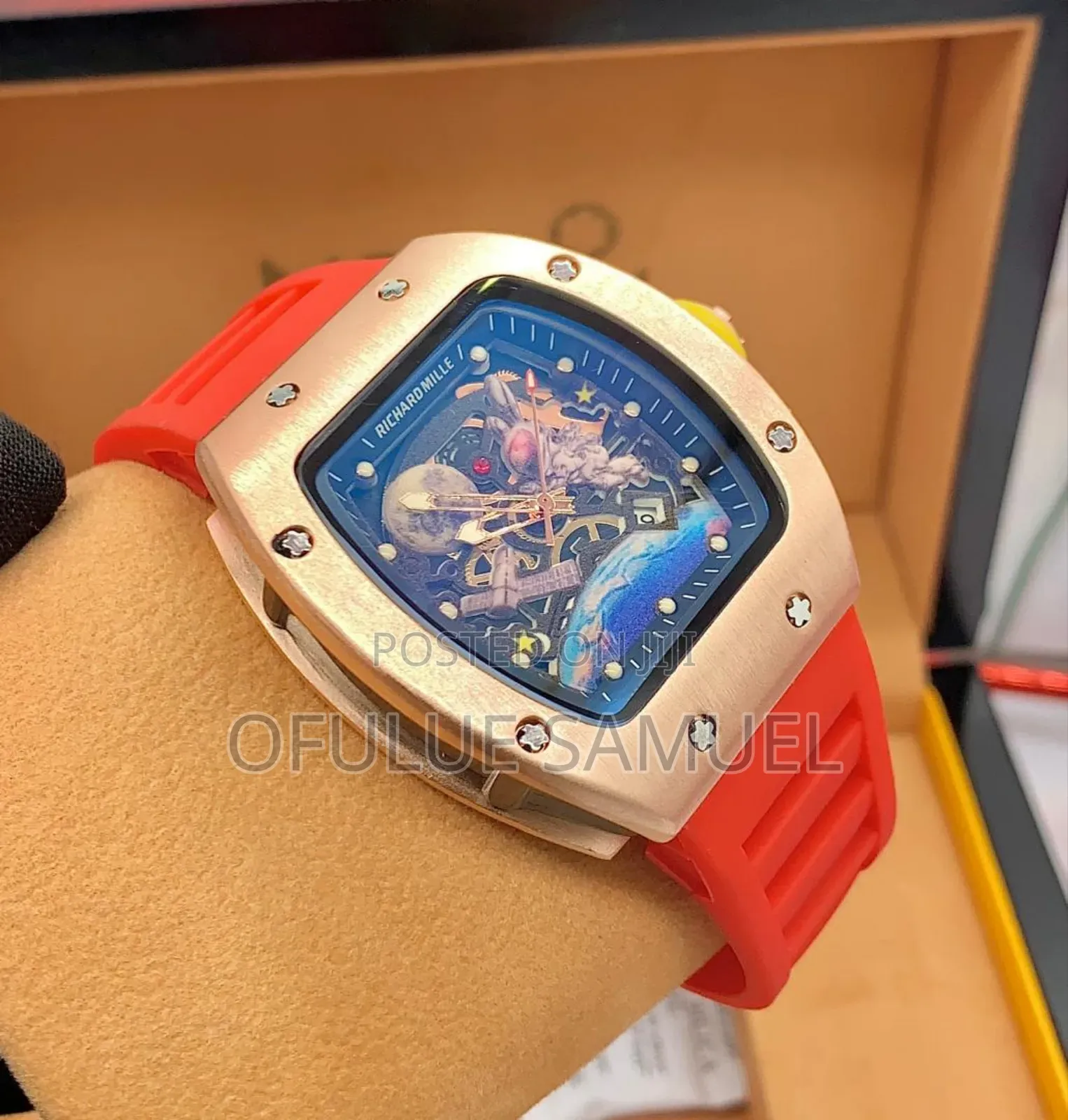 Richardmille Rubber Strap Wristwatch