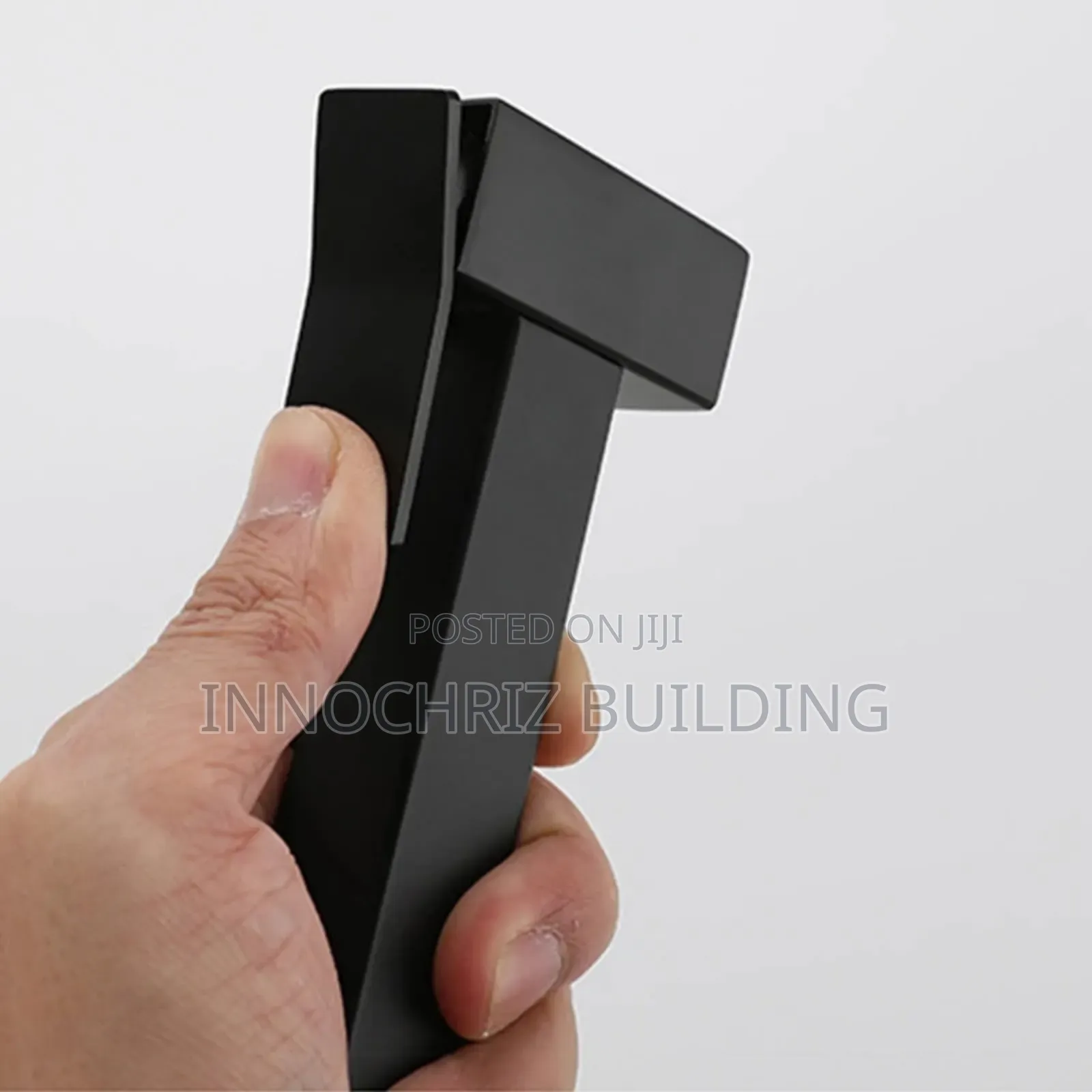 Black Pressing Shower With Tee Tap