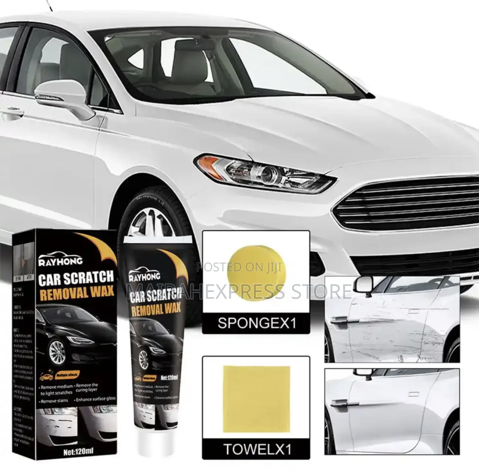 Rayhong Car Scratch Remover Wax – 120ml
