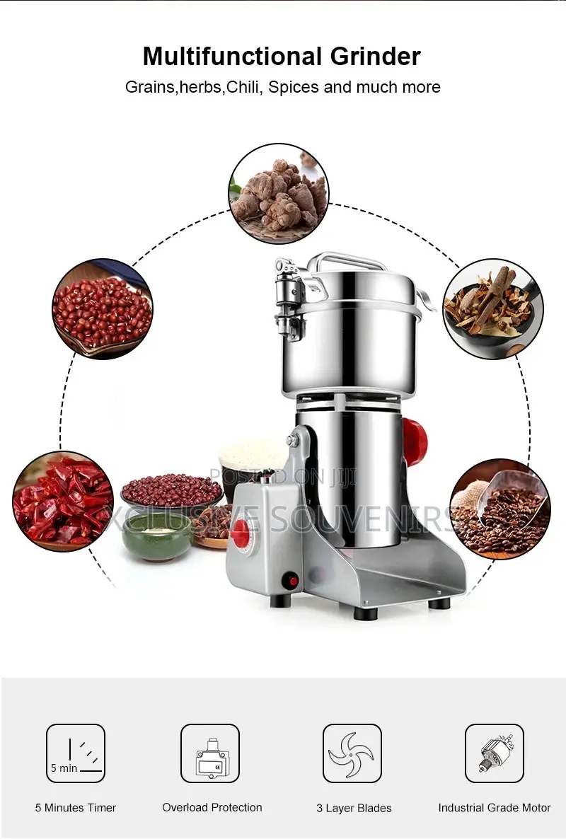 500g High Quality Stainless Steel Dry Food Grinder